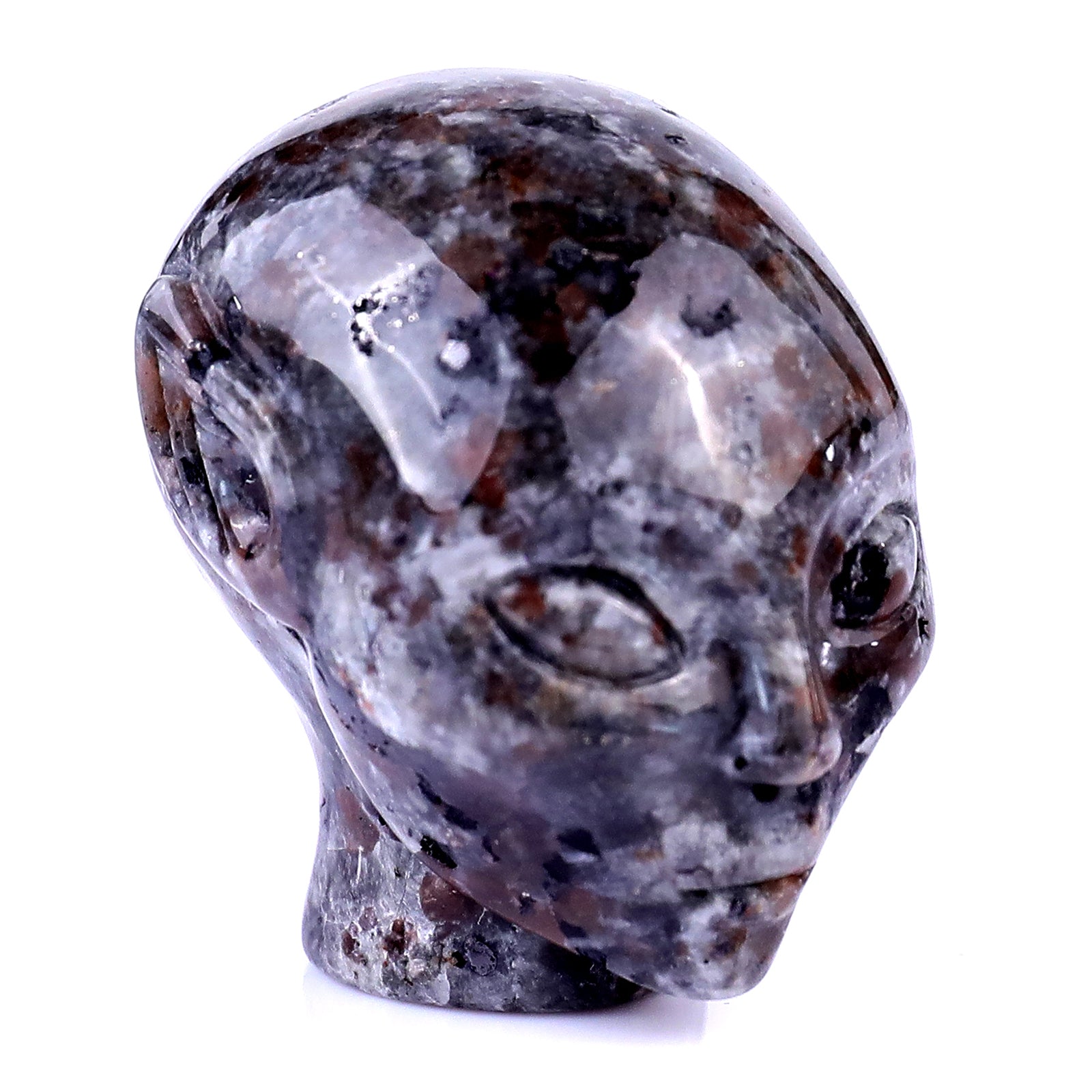 1.5" Yooperlite Hand Carved Crystal Elf Alien Sculpture Crystallumi