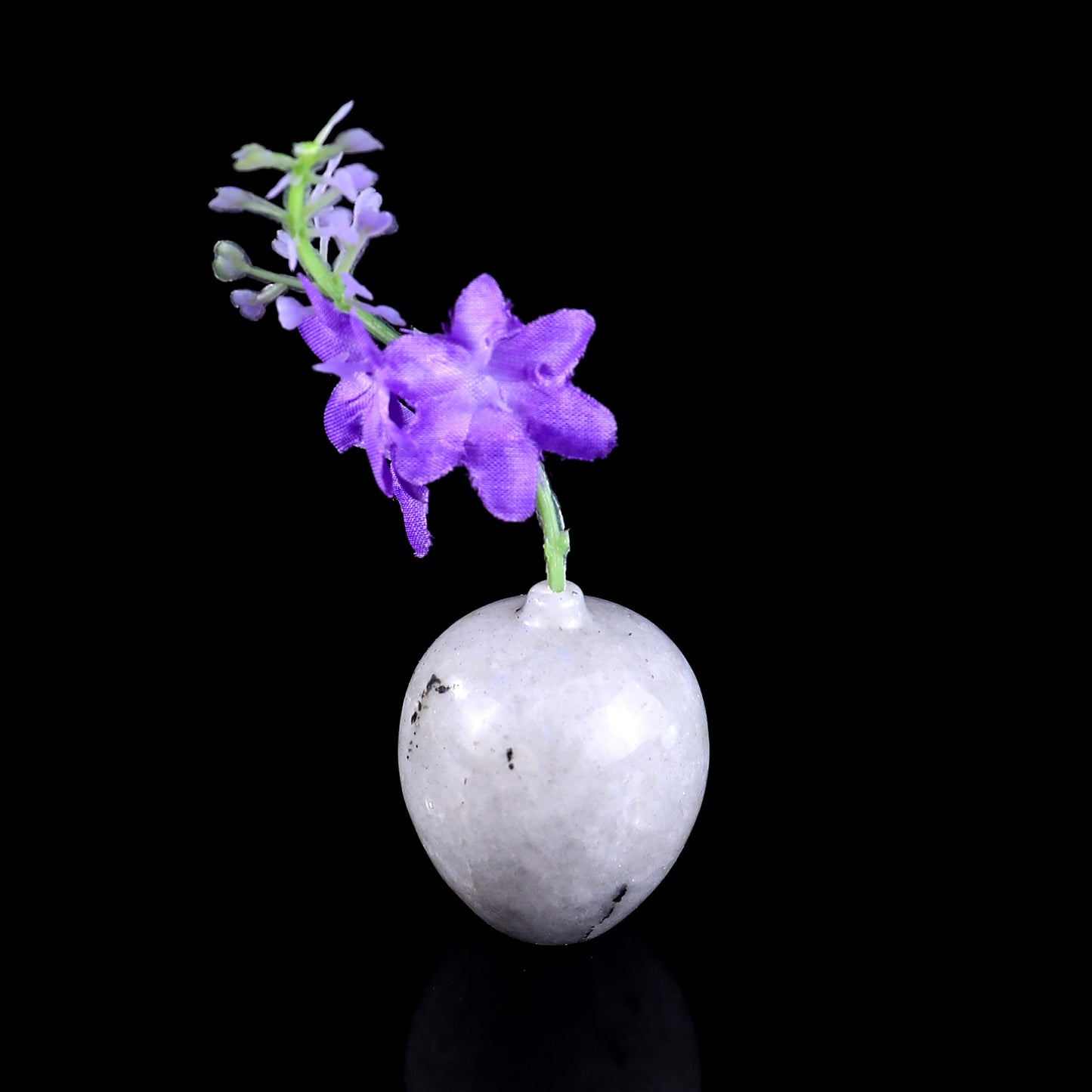 1.7" Natural Gemstone Hand Carved Crystal Vase, Incense Holder Sculpture Crystallumi