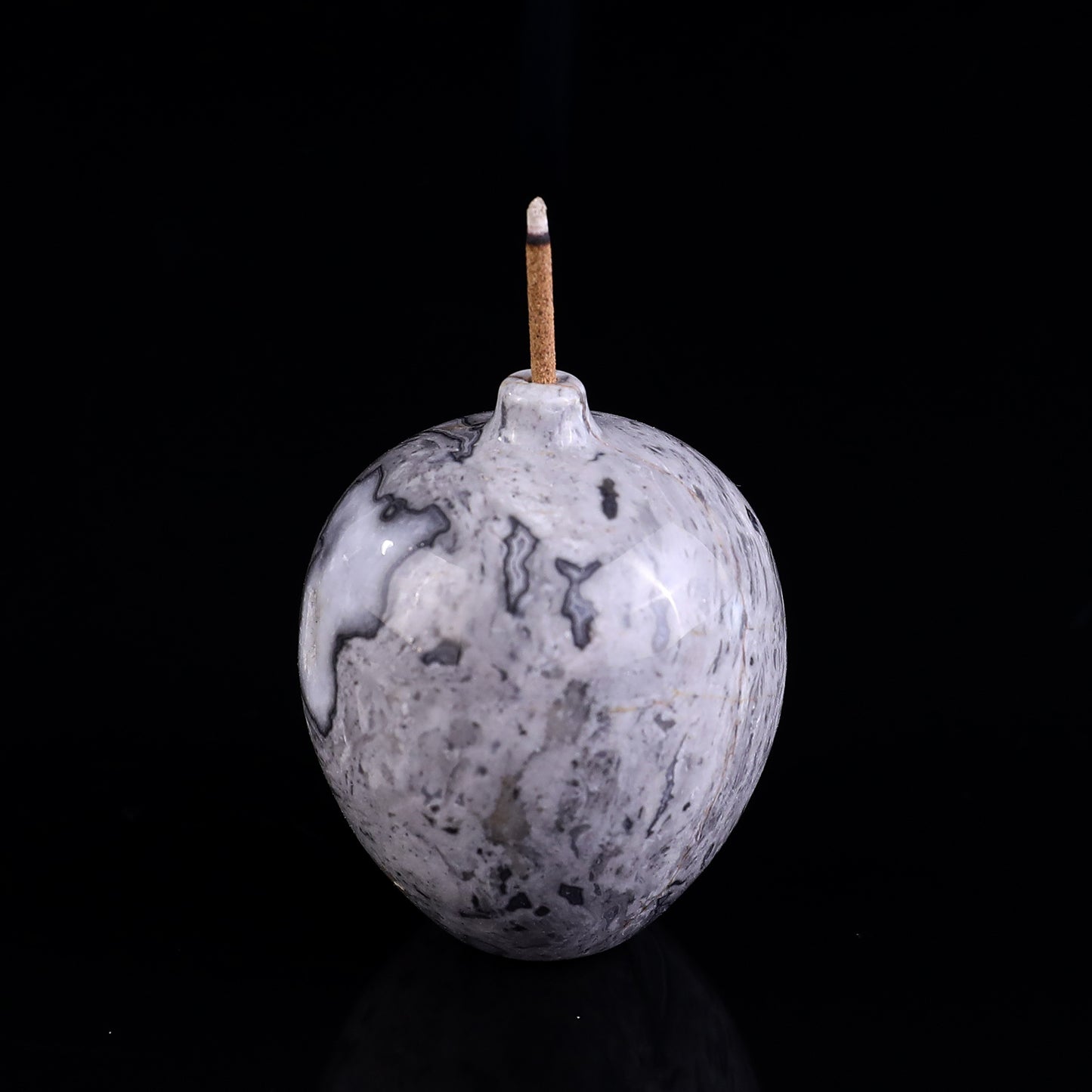 1.7" Natural Gemstone Hand Carved Crystal Vase, Incense Holder Sculpture Crystallumi