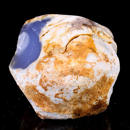 Grade A Natural Blue Chalcedony Rough Stone, Jewelry Making Stone