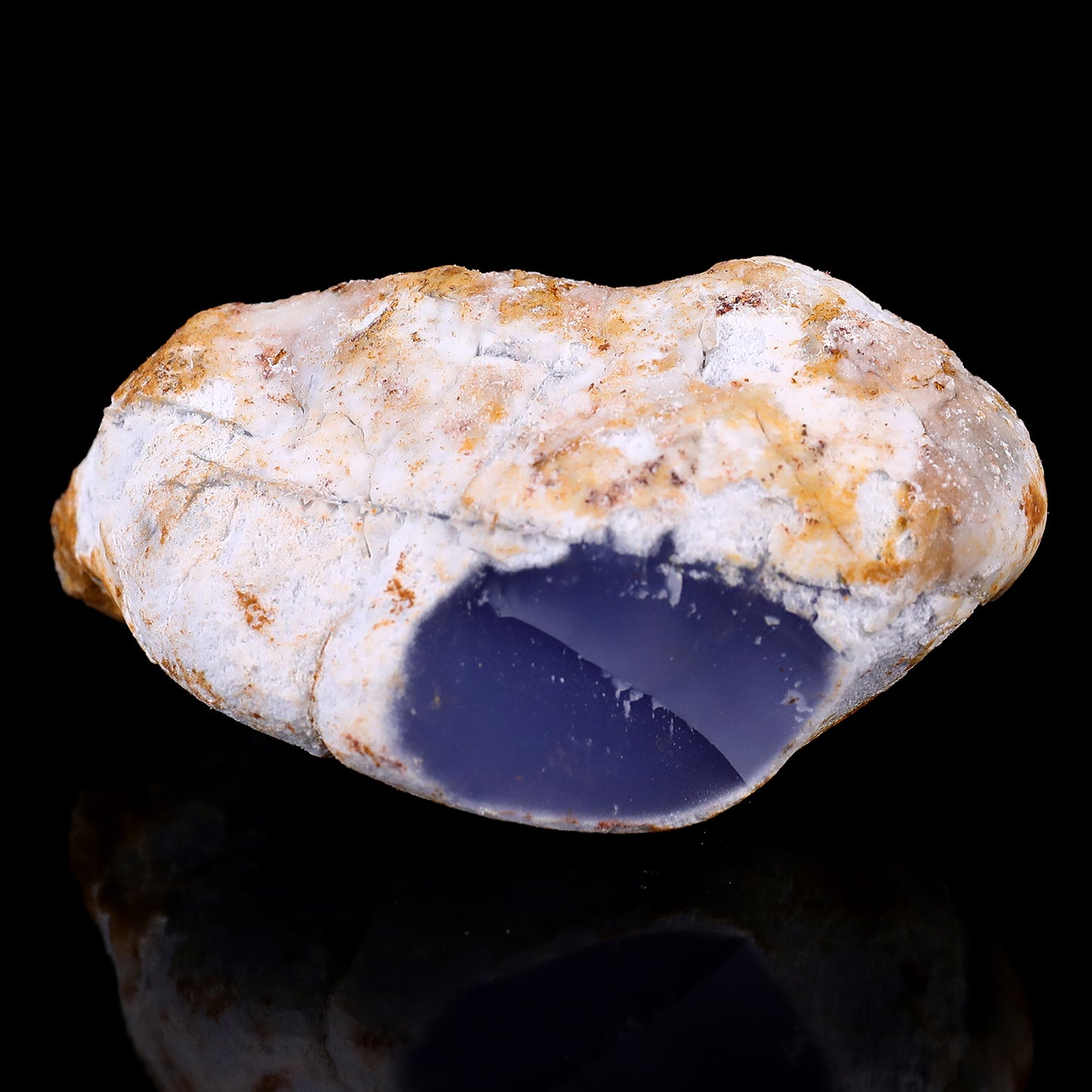 Grade A Natural Blue Chalcedony Rough Stone, Jewelry Making Stone