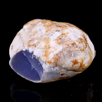 Grade A Natural Blue Chalcedony Rough Stone, Jewelry Making Stone