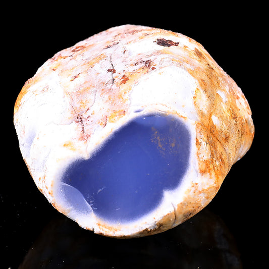 Grade A Natural Blue Chalcedony Rough Stone, Jewelry Making Stone