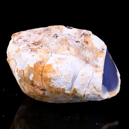 Grade A Natural Blue Chalcedony Rough Stone, Jewelry Making Stone