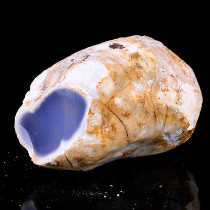 Grade A Natural Blue Chalcedony Rough Stone, Jewelry Making Stone