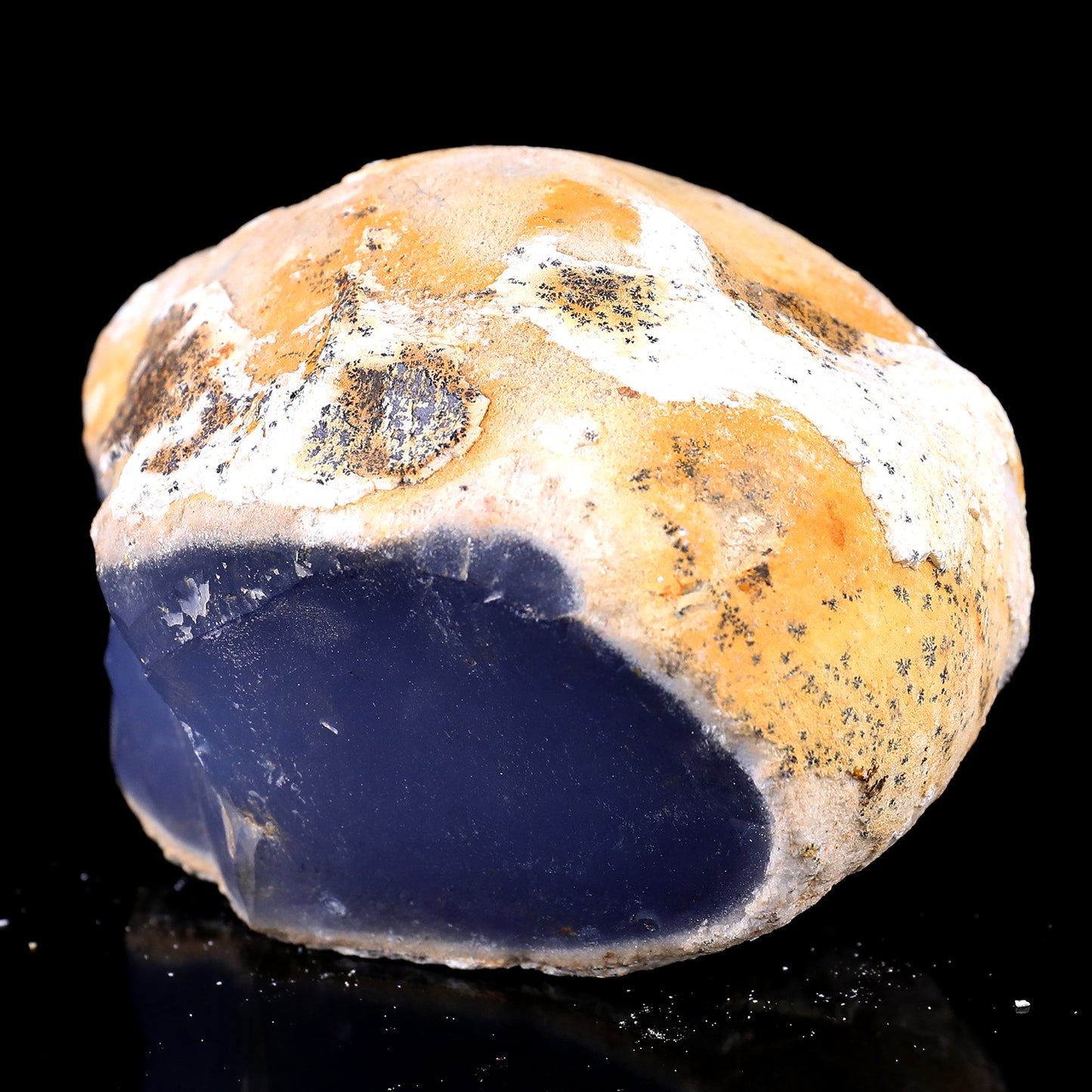 Grade A Natural Blue Chalcedony Rough Stone, Jewelry Making Stone