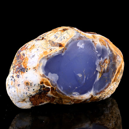 Grade A Natural Blue Chalcedony Rough Stone, Jewelry Making Stone