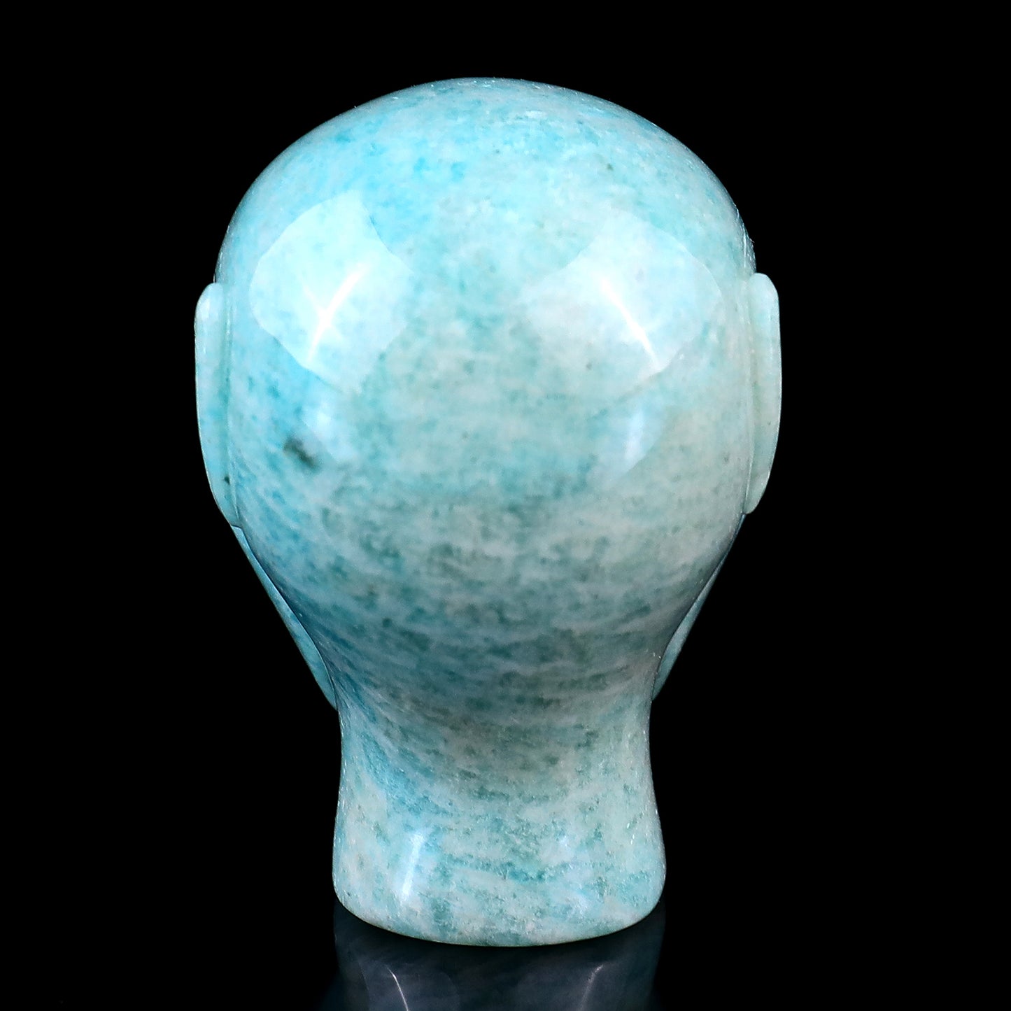 2.0" Amazonite Hand Carved Crystal Elf Alien Sculpture Crystallumi