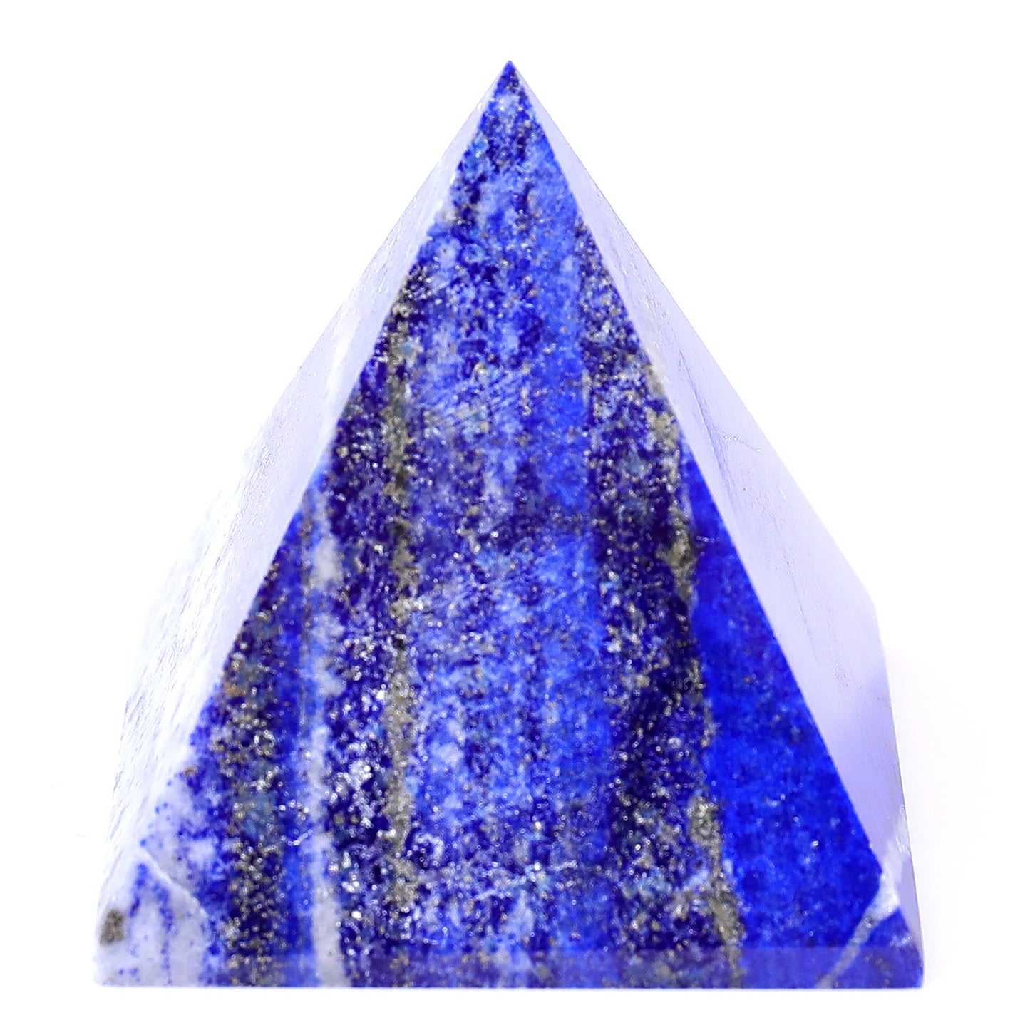 2.0" Lapis Lazuli Hand Carved Crystal Pyramid Crystallumi