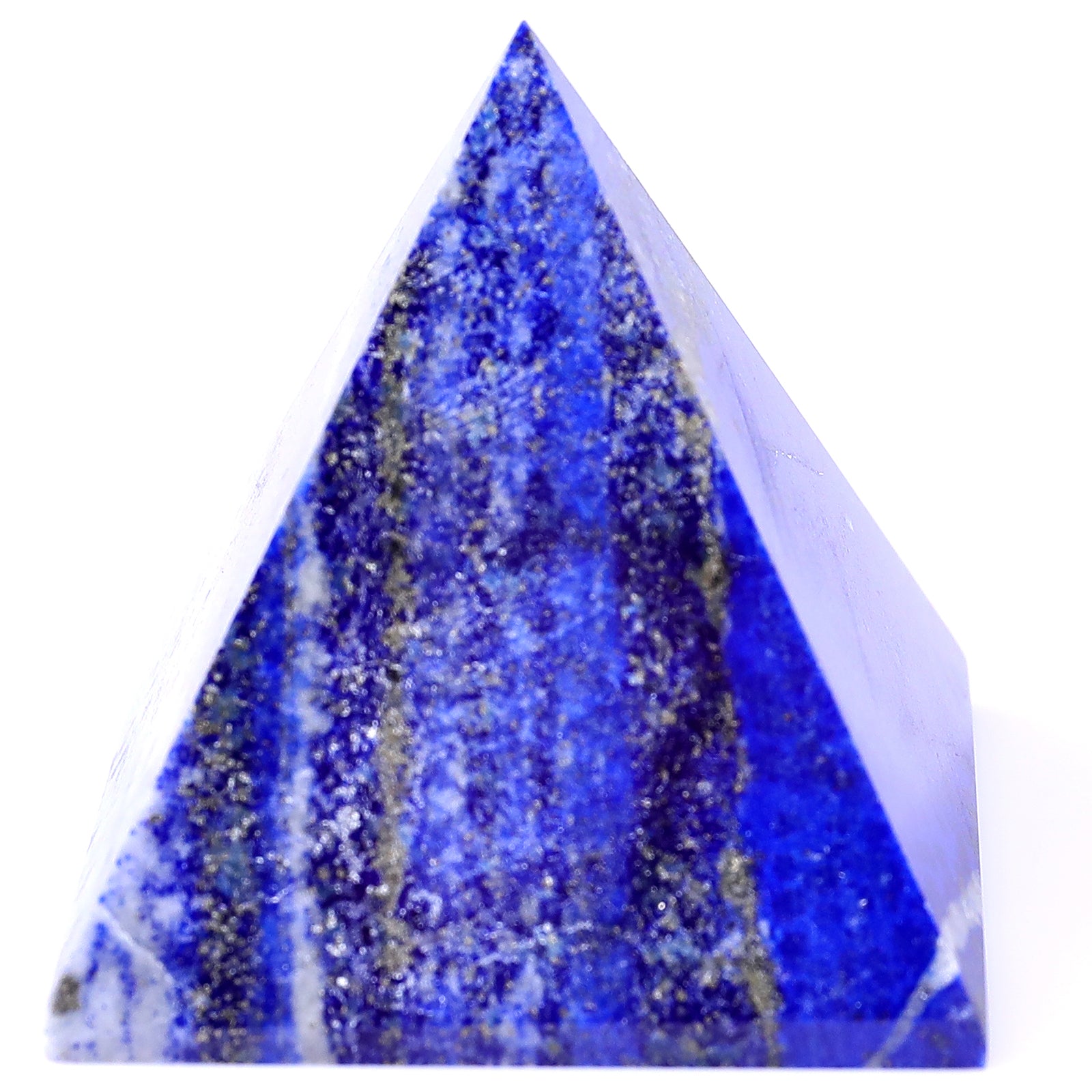 2.0" Lapis Lazuli Hand Carved Crystal Pyramid Crystallumi