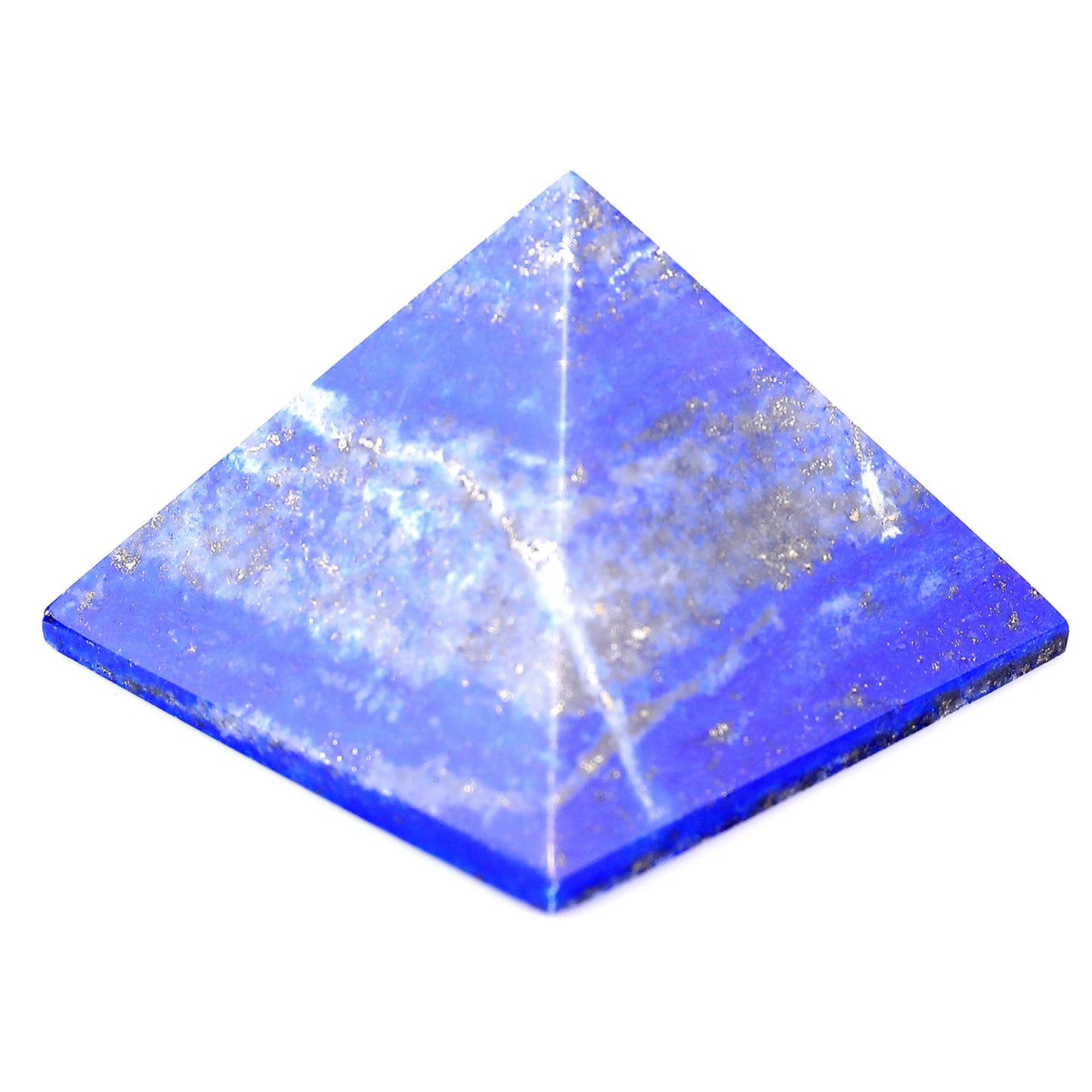 2.0" Lapis Lazuli Hand Carved Crystal Pyramid Crystallumi