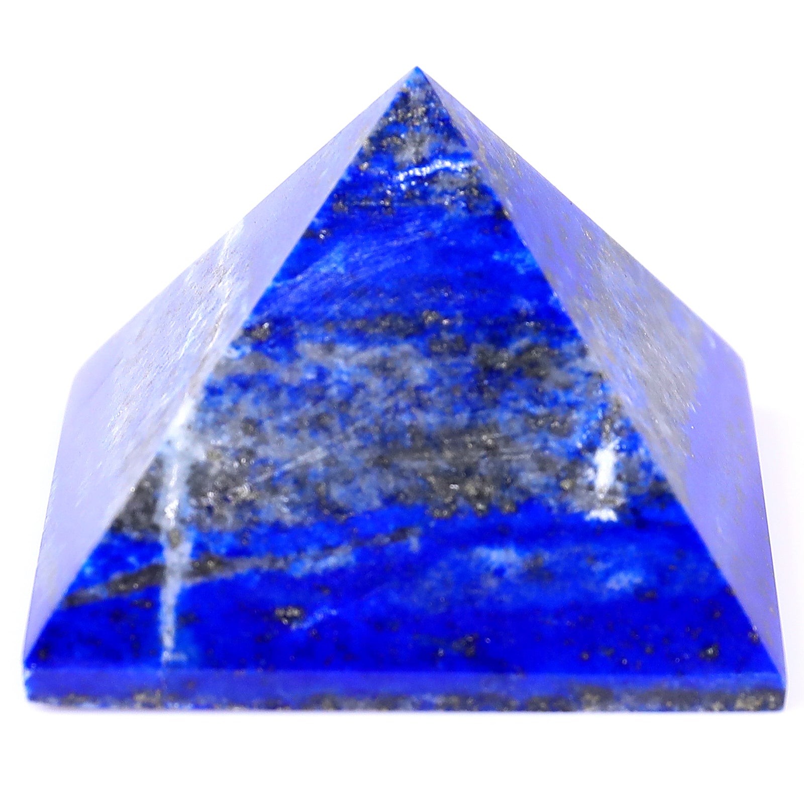 2.0" Lapis Lazuli Hand Carved Crystal Pyramid Crystallumi