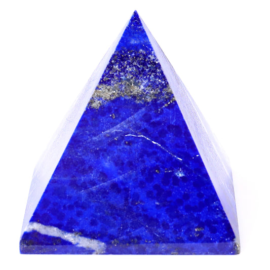 2.0" Lapis Lazuli Hand Carved Crystal Pyramid Crystallumi