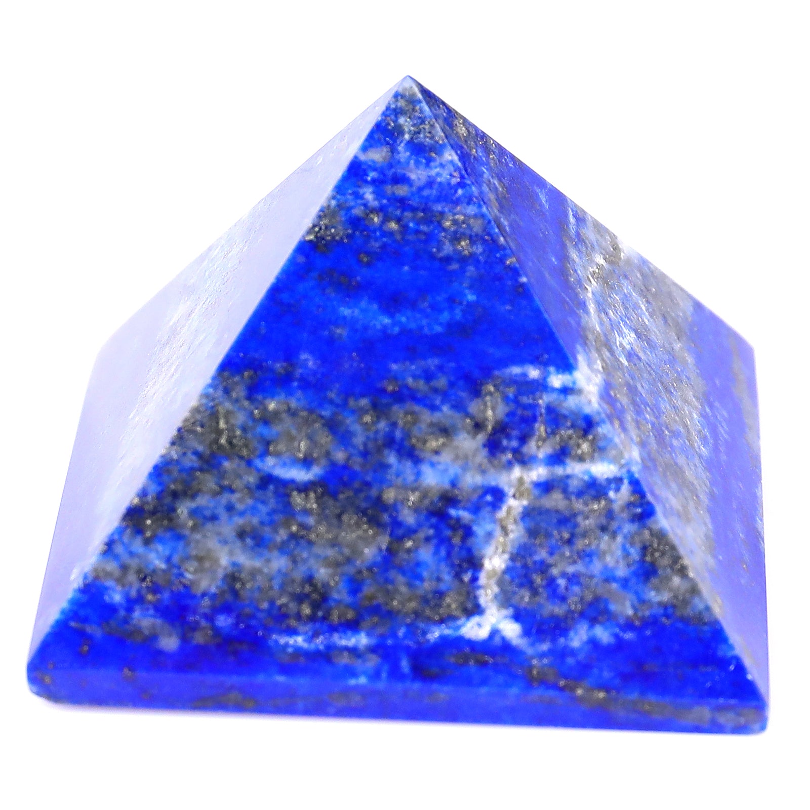 2.0" Lapis Lazuli Hand Carved Crystal Pyramid Crystallumi