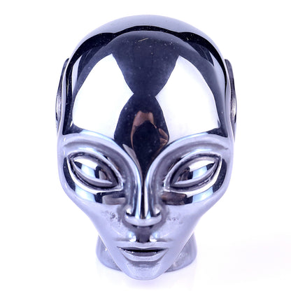 2.0" Tera-Hertz Hand Carved Crystal Elf Alien Sculpture Crystallumi