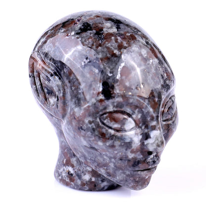 2.0" Yooperlite Hand Carved Crystal Elf Alien Sculpture Crystallumi