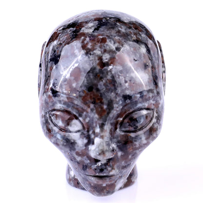 2.0" Yooperlite Hand Carved Crystal Elf Alien Sculpture Crystallumi