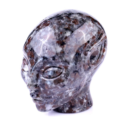 2.0" Yooperlite Hand Carved Crystal Elf Alien Sculpture Crystallumi