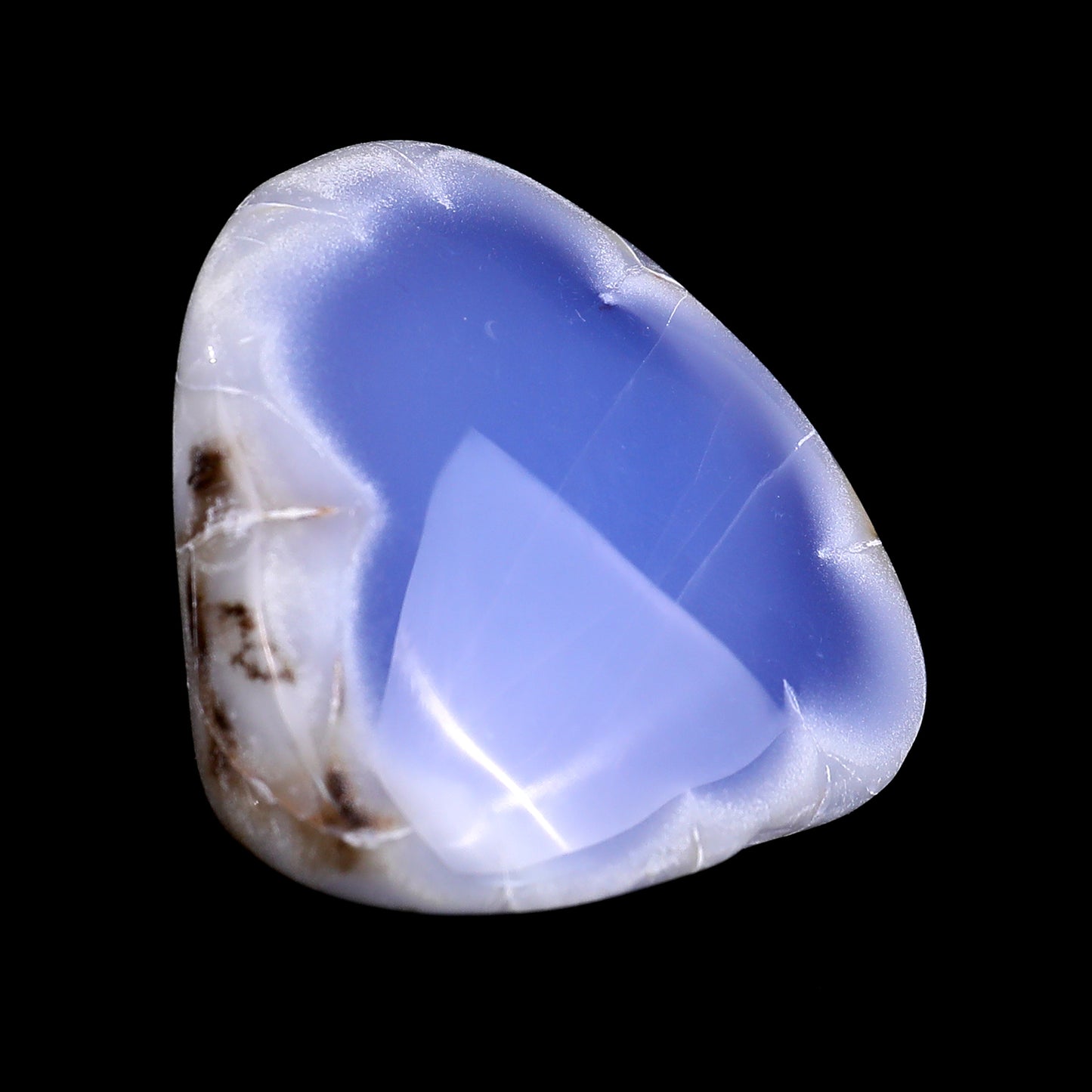 2.1" Blue Chalcedony Hand Carved Crystal Polished Stone Crystallumi