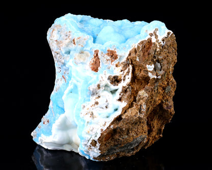 2.4" Blue Aragonite Hand Carved Mineral Specimen Skull Sculpture Crystallumi