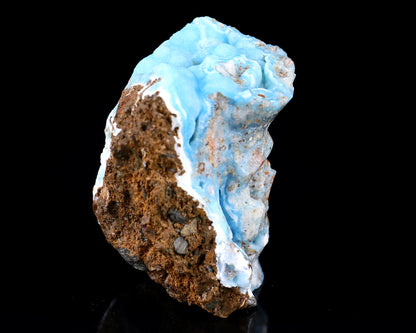 2.4" Blue Aragonite Hand Carved Mineral Specimen Skull Sculpture Crystallumi