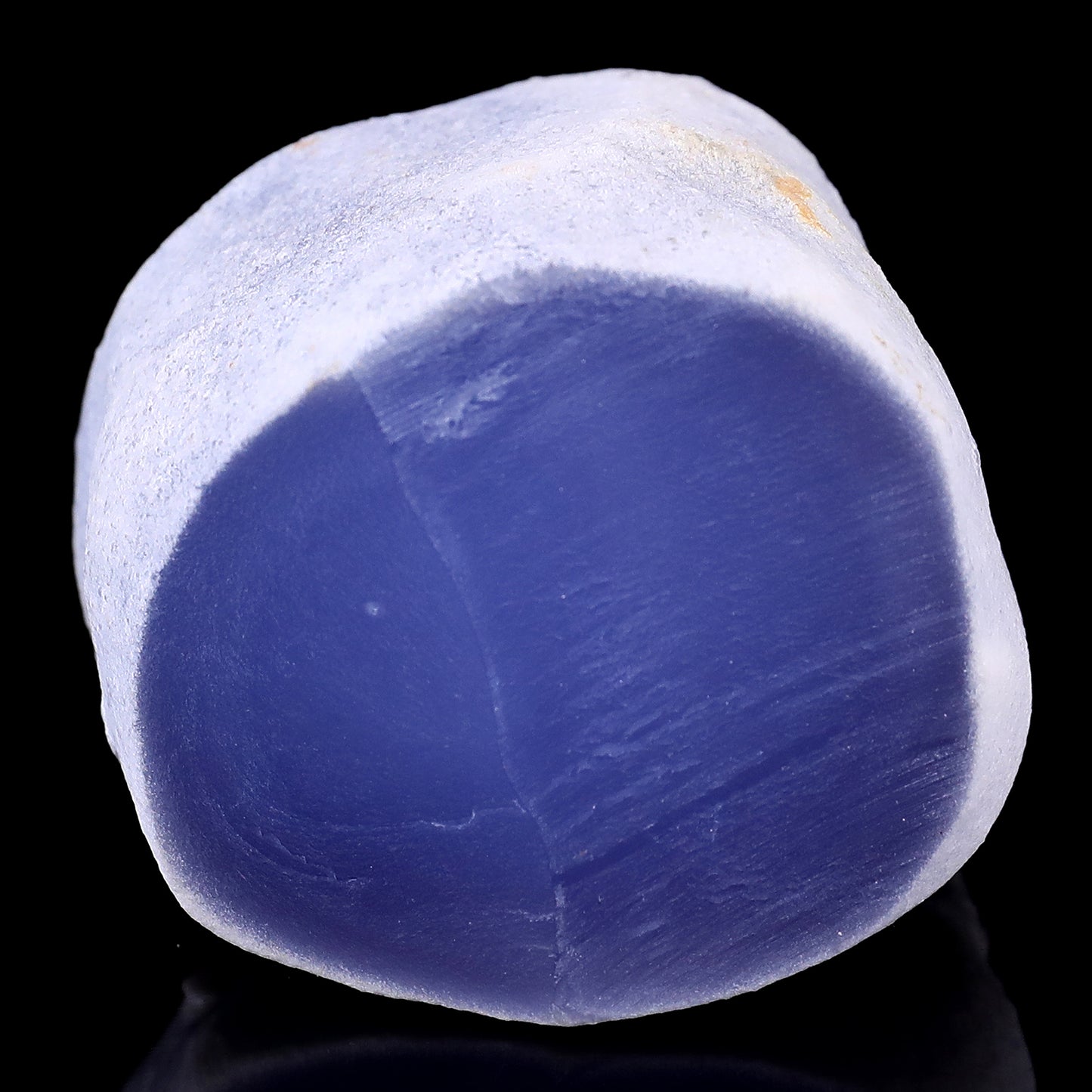 2.6" Blue Chalcedony Hand Carved Crystal Polished Point Crystallumi