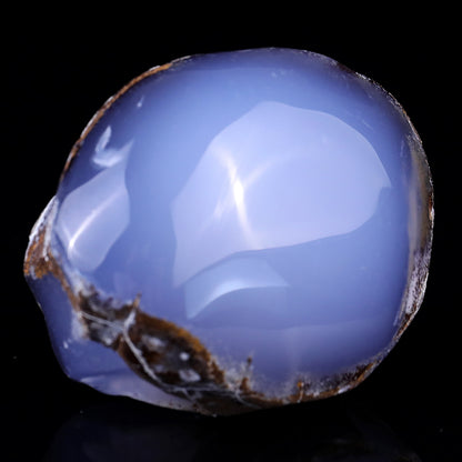 2.8" Blue Chalcedony Hand Carved Crystal Polished Stone Crystallumi