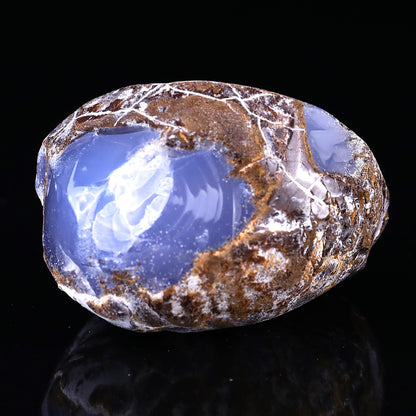 2.8" Blue Chalcedony Hand Carved Crystal Polished Stone Crystallumi