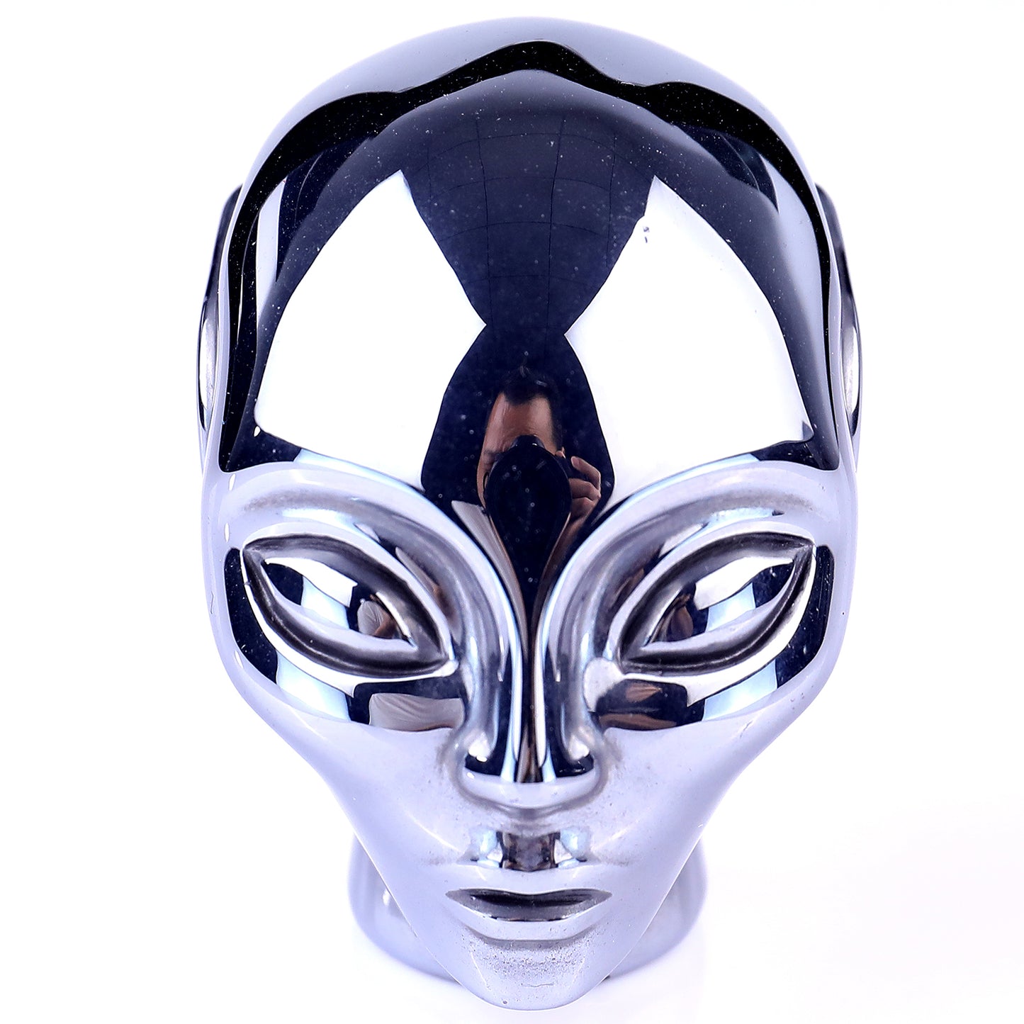 2.9" Tera-Hertz Hand Carved Crystal Elf Alien Sculpture Crystallumi