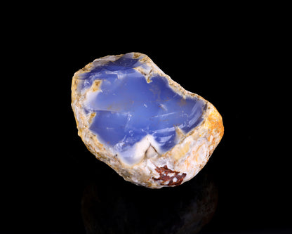 Grade A Natural Blue Chalcedony Rough Stone, Jewelry Making Stone