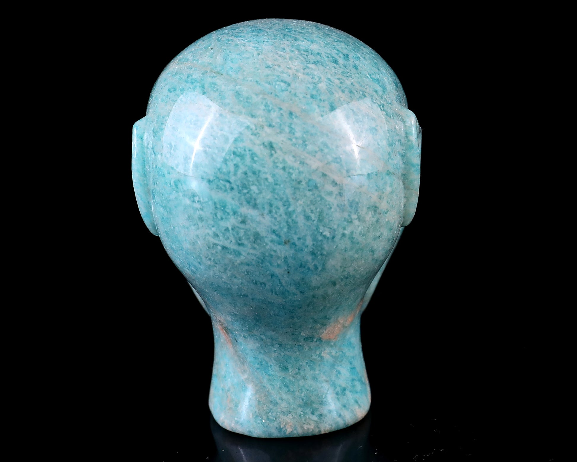 3.0" Amazonite Hand Carved Crystal Elf Alien Sculpture Crystallumi