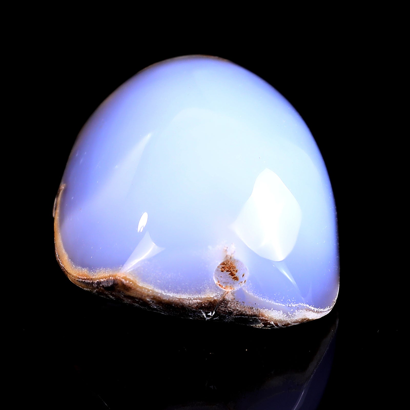 3.0" Blue Chalcedony Hand Carved Crystal Polished Stone Crystallumi