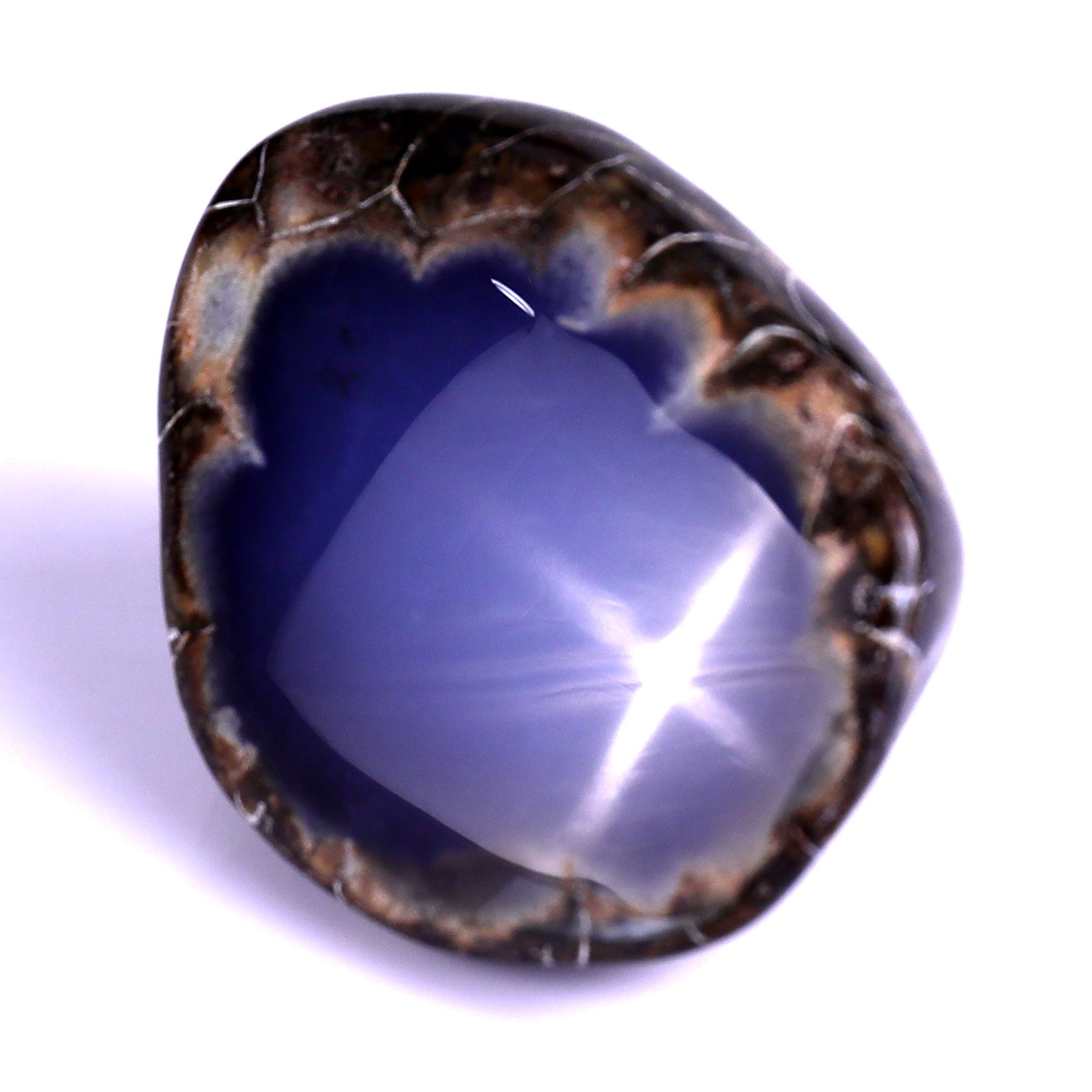 3.1" Blue Chalcedony Hand Carved Crystal Polished Stone Crystallumi