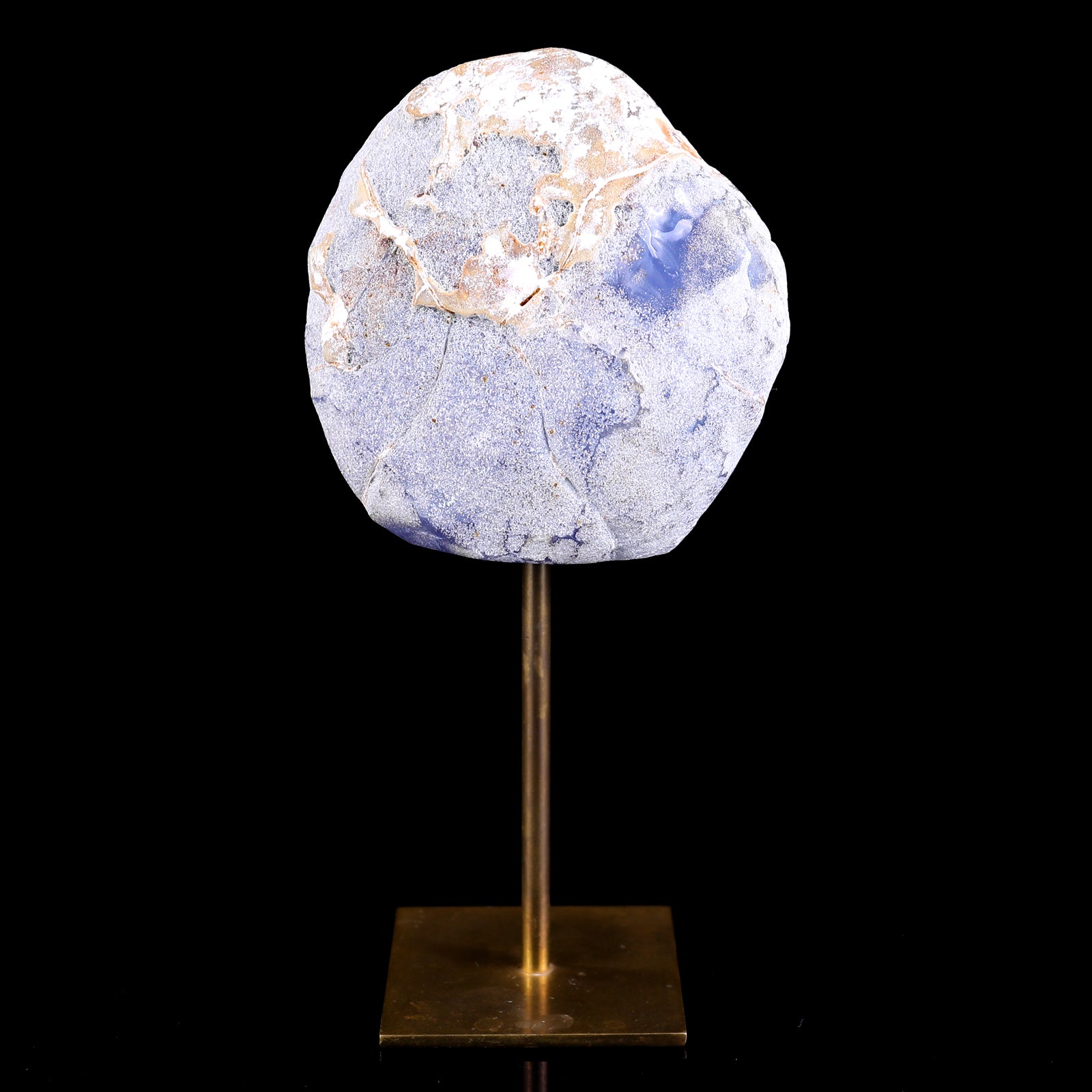 3.9" Blue Chalcedony Hand Carved Crystal Polished Stone Crystallumi