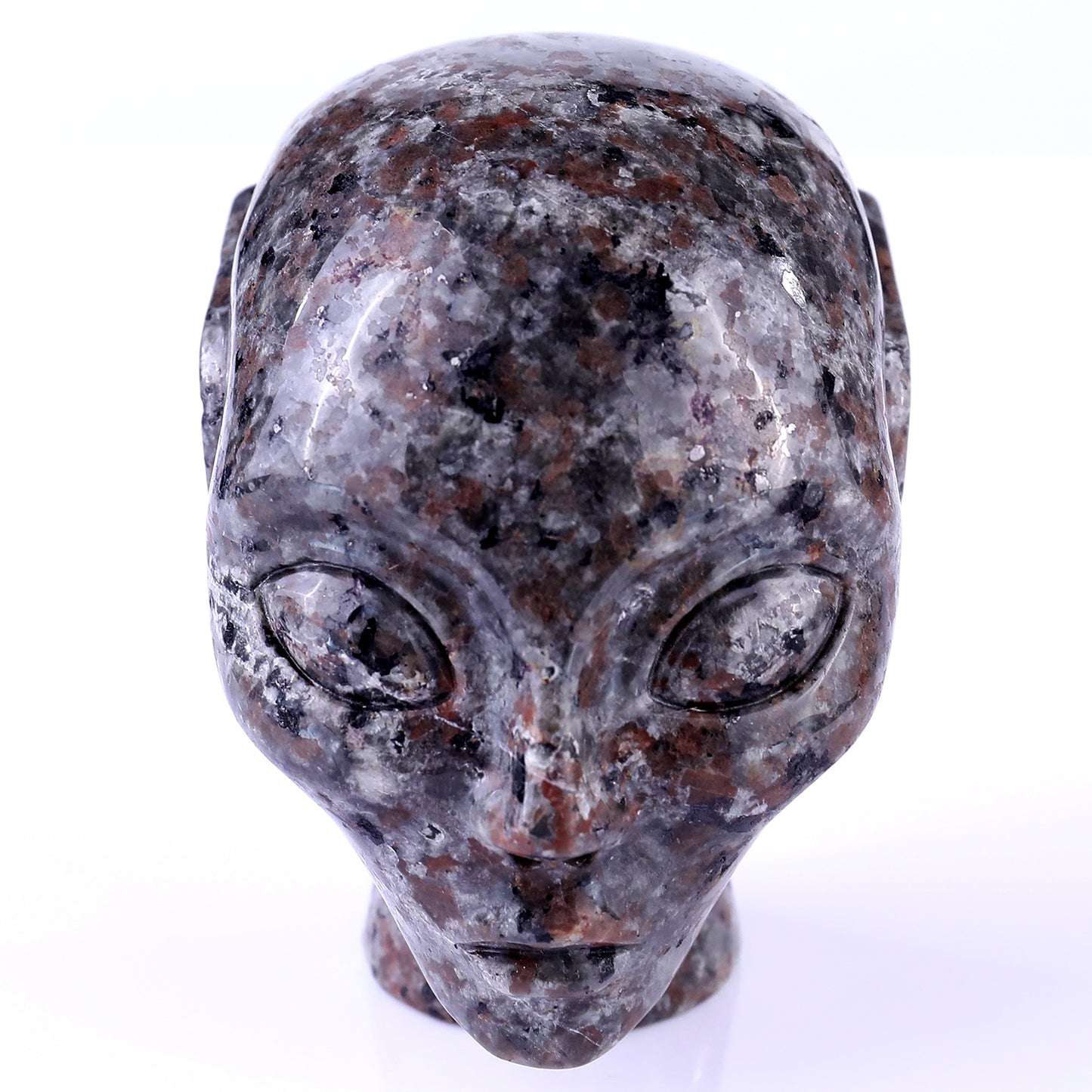 3.9" Yooperlite Hand Carved Crystal Elf Alien Sculpture Crystallumi