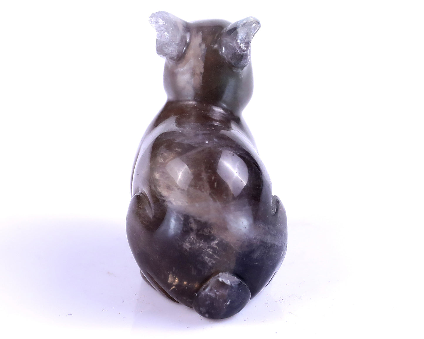 2.2" Fluorite Hand Carved Crystal Rabbit Sculpture