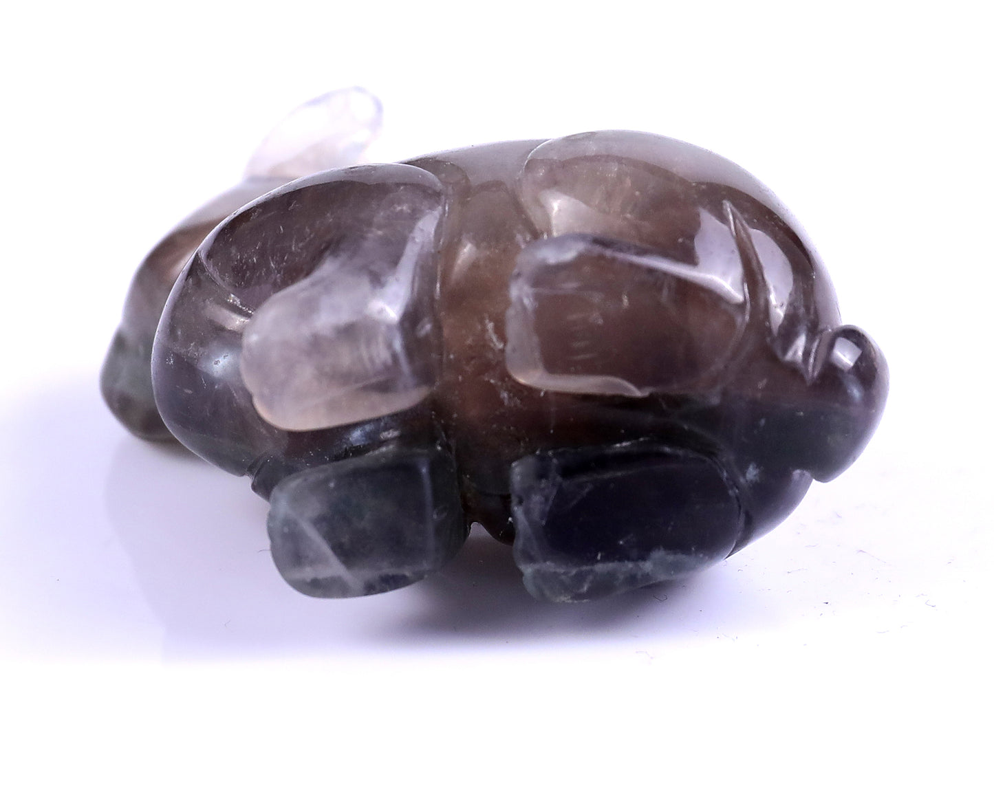 2.2" Fluorite Hand Carved Crystal Rabbit Sculpture