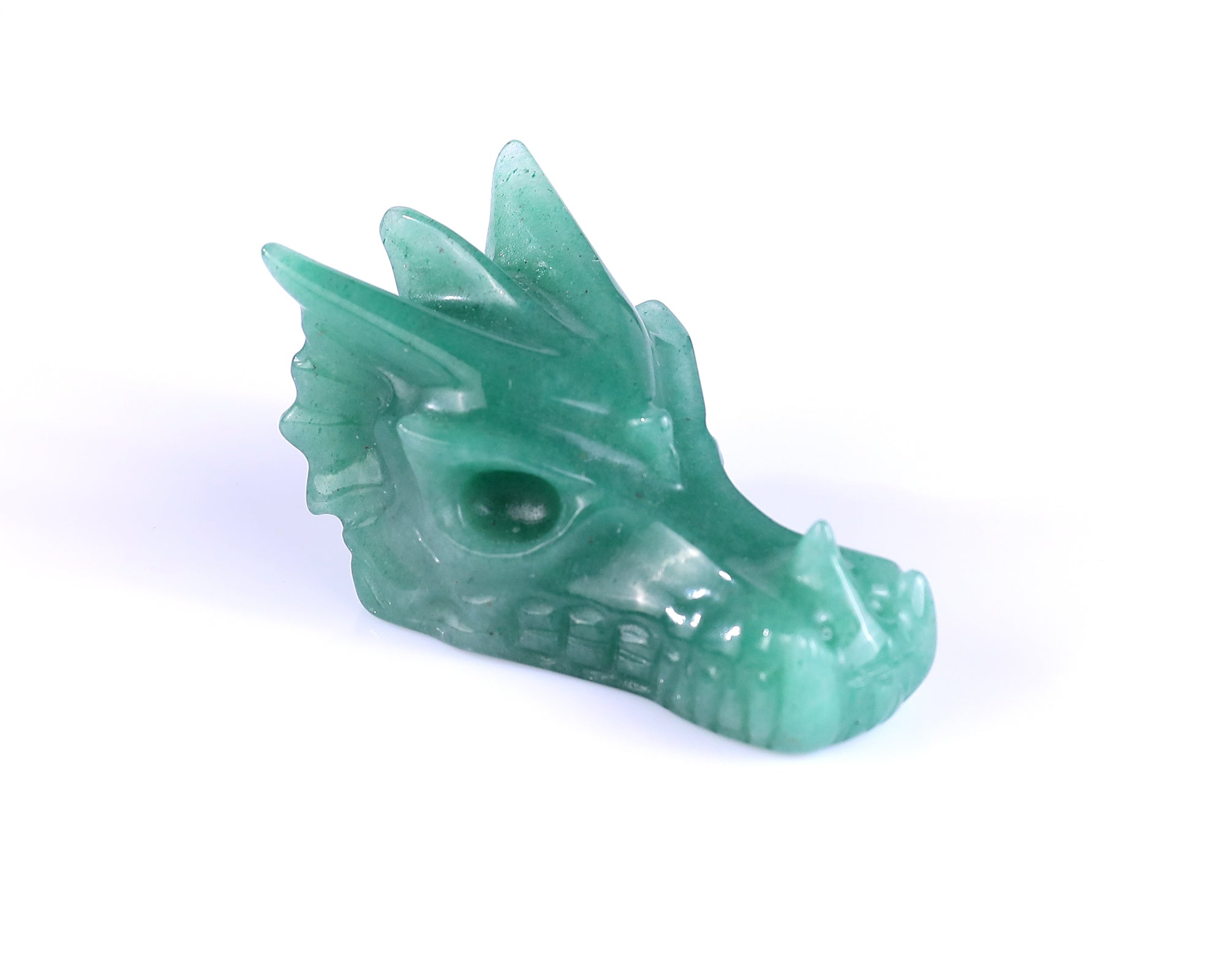 Green Adventurine good Dragon head