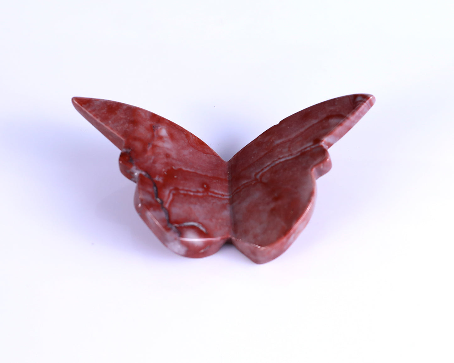 Natural Rainbow Stone Hand Carved Crystal Butterfly Set (4pcs)