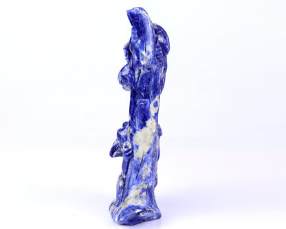 4.3" Sodalite Hand Carved Crystal Koalas Sculpture Crystallumi