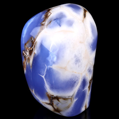 4.4" Blue Chalcedony Hand Carved Crystal Polished Stone Crystallumi