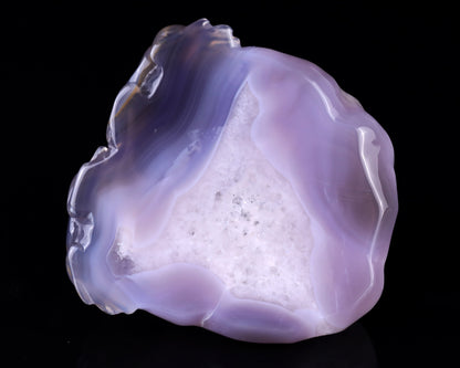 4.4" Geode Agate Hand Carved Crystal Frog Sculpture Crystallumi