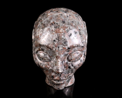 3.9" Yooperlite Hand Carved Crystal Elf Alien Sculpture