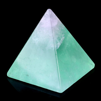 52mm Fluorite Hand Carved Crystal Pyramid Crystallumi