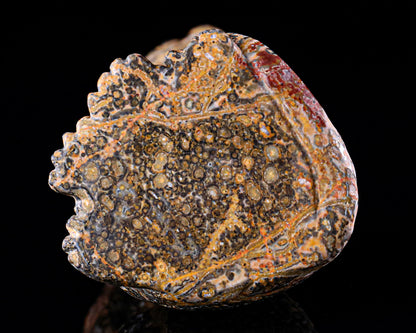 5.0" Leopard Skin Jasper Hand Carved Crystal Leopard Sculpture