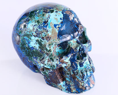 3.0" Phoenix Stone Hand Carved Crystal Realistic Skull Sculpture