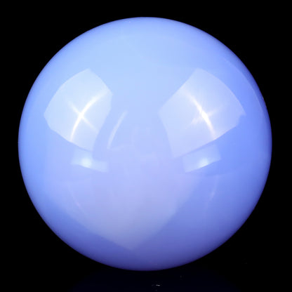 65mm Blue Chalcedony Hand Carved Crystal Sphere Crystallumi