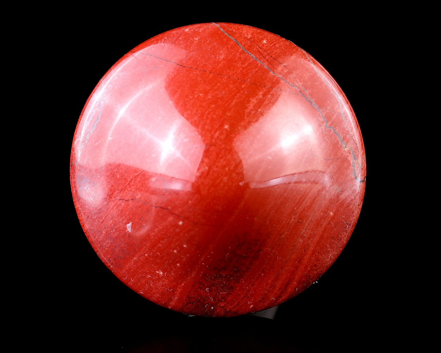 67mm Red Jasper Hand Carved Crystal Mushroom Sculpture Crystallumi