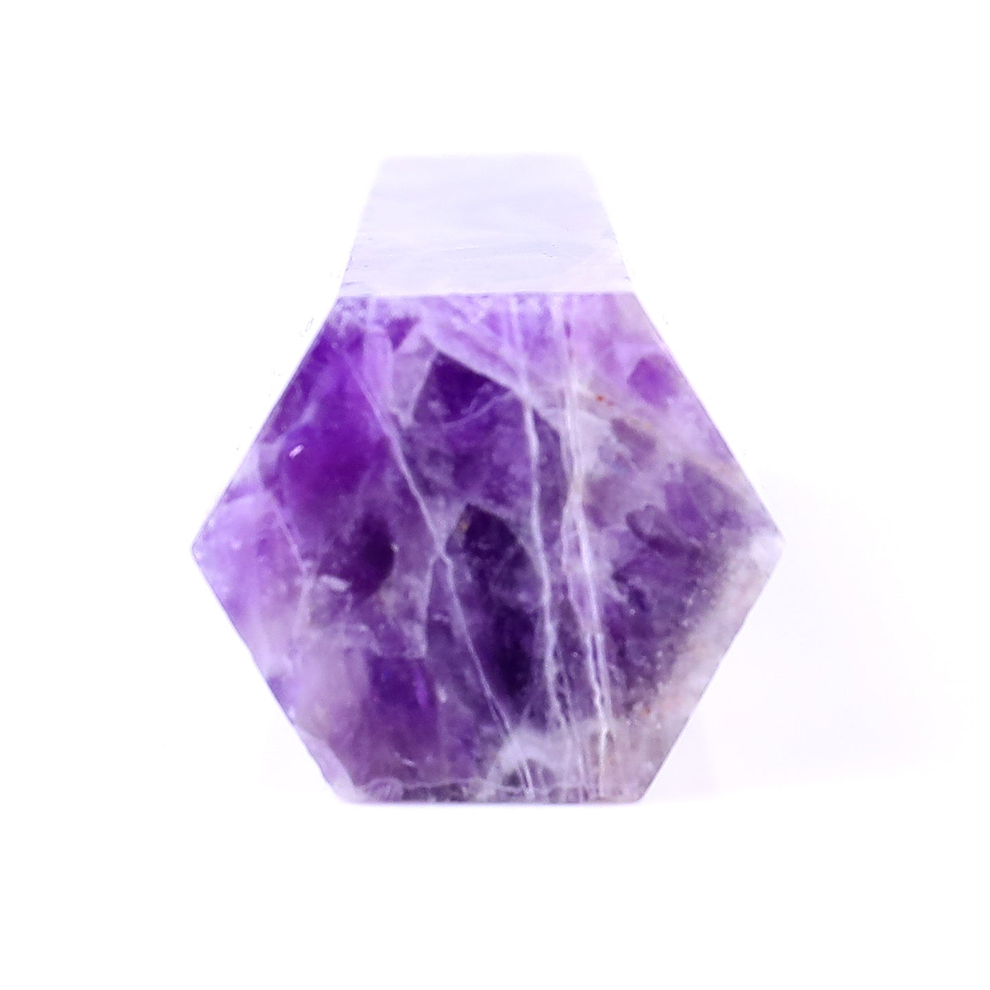 82mm Dream Amethyst Hand Carved Crystal Point Crystallumi