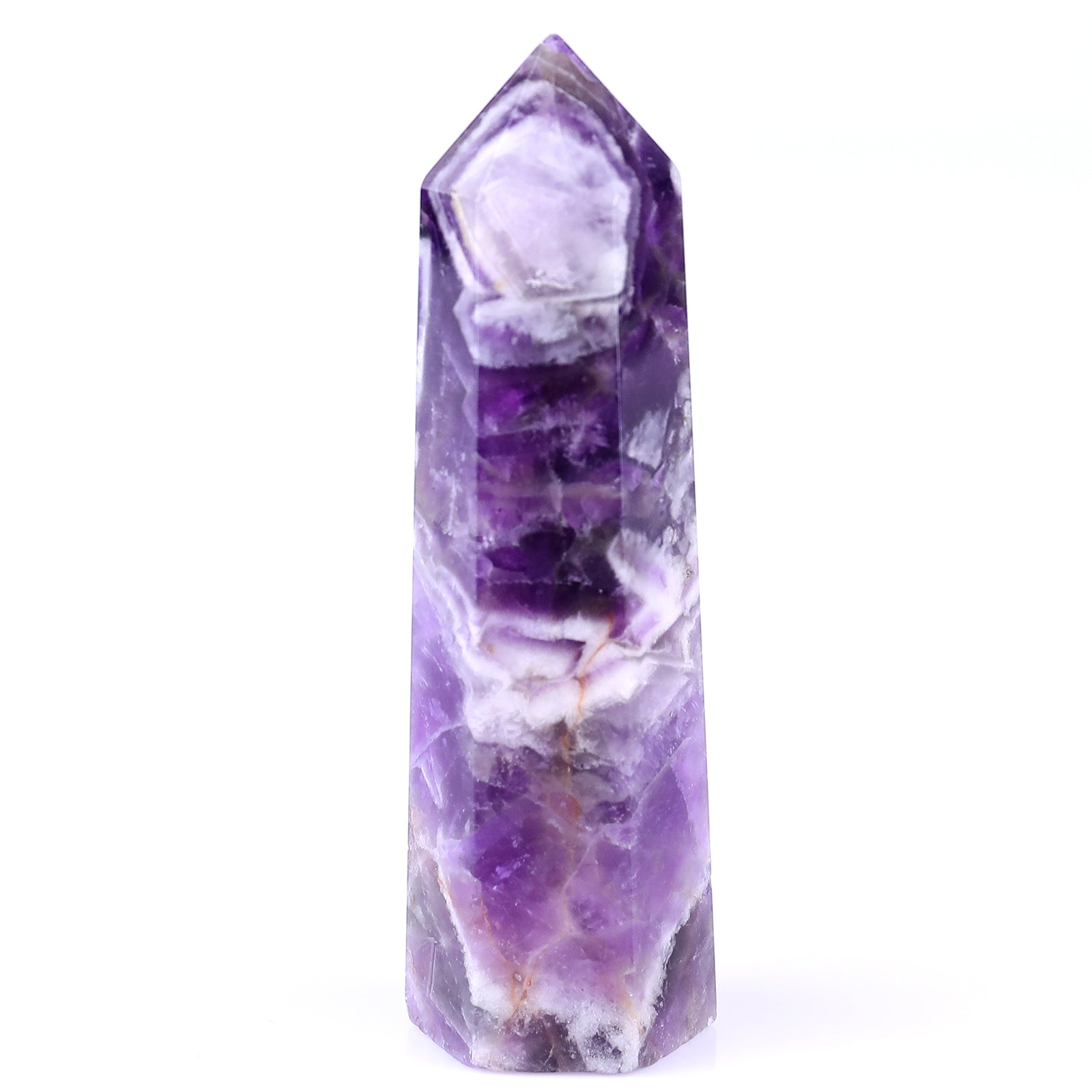 91mm Dream Amethyst Hand Carved Crystal Point Crystallumi